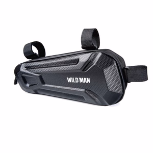 WILDMAN ceļojumu soma zem velosipēda rāmja ar rāvējslēdzēju, 1,8L, XT9, melna