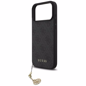 Guess 4G Charms Collection MagSafe чехол для iPhone 17 Pro Max - чёрный