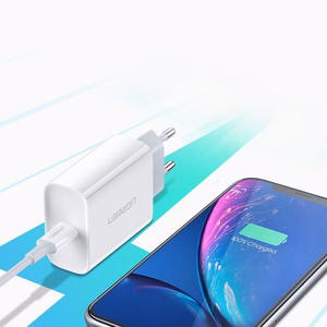 Ugreen USB lādētājs Power Delivery 3.0 Quick Charge 4.0+ 20W 3A balts (60450)