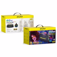 Bluetooth pārnēsājamie skaļruņi Awei KA16 60W melni