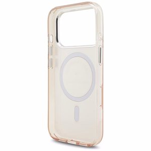 Karl Lagerfeld IML Karl RSG logotipa magnētiskais viedtālruņa apvalks iPhone 17 Pro - rozā