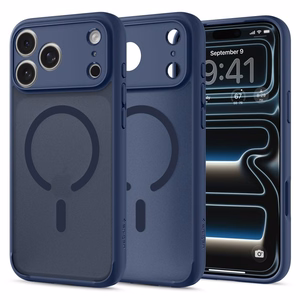 Spigen Ultra Hybrid MagSafe maciņš iPhone 18 Pro Max / 17 Pro Max, tumši zils