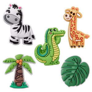 3D uzlīme Džungļi 5pcs komplekts