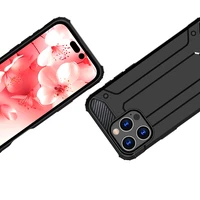 Hybrid Armor viedtālruņa apvalks iPhone 16 Pro Max - melns