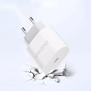 Dudao A14EUC PD 20W USB-C sienas lādētājs ar kabeli - balts