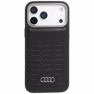 Audi GT Synthetic Leather MagSafe Чехол для iPhone 17 Pro Max - чёрный