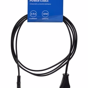Savio CL-100 power cable Black 1.8 m IEC Type E (3.4 mm, 3.1 mm) IEC C7