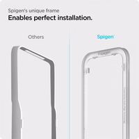 Spigen ALM Glass FC rūdīts stikls iPhone 13 / 13 Pro / 14 – melns