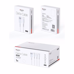 YESIDO kabelis CA71 USB/Lightning 1 m, 2A (20 gab.), balts