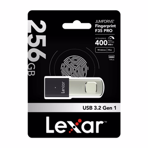 Lexar Fingerprint F35pro USB 3.2 256GB zibatmiņa