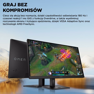 HP OMEN 27 inch QHD 180Hz Gaming Monitor - 27q G2