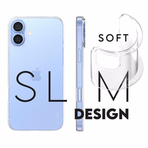 CARE by PanzerGlass X-Ray Soft Basic viedtālruņa apvalks iPhone 16 Plus 6.7" caurspīdīgs 1443