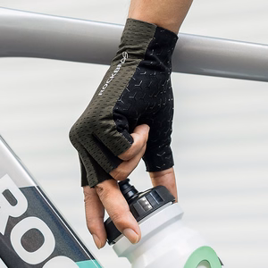 Rockbros Breathable Short Finger Cycling Gloves Size: M - Grey