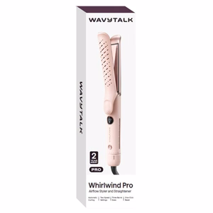 Hair straightening and curling tongs Wavytalk Whirlwind Pro pink
