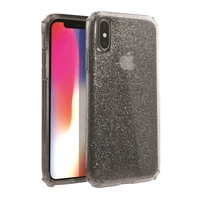 Uniq Clarion Tinsel viedtālruņa apvalks iPhone Xs Max - melns