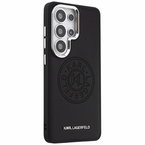 Karl Lagerfeld maciņš Perforated KL MagSafe Samsung Galaxy S26 Ultra melns