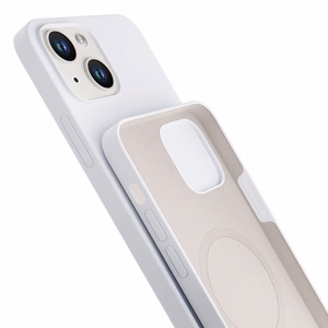 3mk Hardy Silicone MagApvalks iPhone 14 Plus - balts