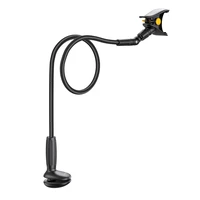 Joyroom JR-ZS389 turētājs ar elastīgu roku galdam tālrunim - melns