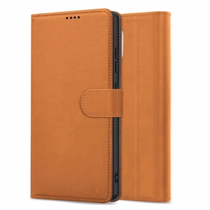Korpuss Fancy Wallet Samsung A165 A16 4G/A166 A16 5G brūns