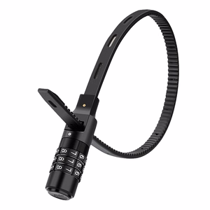 Rockbros 3240001001 0.5 m velosipēda slēdzene ar kodu - melna