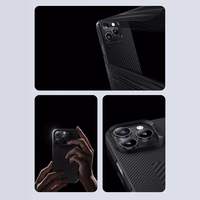 Benks Montage magnētiskais Armor Air Kevlar viedtālruņa apvalks ar PC rāmi 600D+1500D (M064) Iphone 16 Plus melns