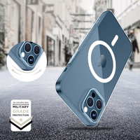 Tech-Protect FlexAir Magnētiskais viedtālruņa apvalks iPhone 12 / 12 Pro - caurspīdīgs