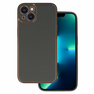 TEL PROTECT Luxury Case for iPhone 14 Plus Graphite