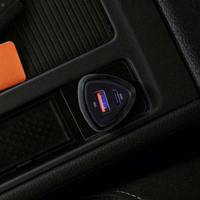 FORCELL F-ENERGY Carbon CC50-1A1C automašīnas lādētājs Type C + USB A PD QC3.0 3A 38W melns