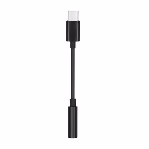 Адаптер AUX Type C (male) на Jack 3,5 mm (female) черный
