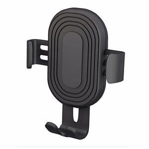 Devia auto turētājs Gravity ar bezvadu induktīvo lādētāju melns 10W gaisa ventilācijas atvere