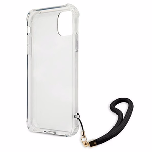 Guess GUHCN61KSARBK iPhone 11 6.1" / Xr чёрный/чёрный жёсткий чехол Camo Collection