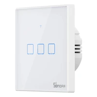 Viedais slēdzis WiFi + RF 433 Sonoff T2 EU TX (3 kanāli) atjaunināts