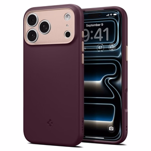 Spigen Nano Pop MagSafe  iPhone 18 Pro / 17 Pro vāciņš, tumšā ķiršu krāsā