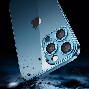 Joyroom Chery Mirror apvalks iPhone 13 Pro metāla rāmis sudraba (JR-BP908 sudraba)