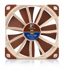 Noctua NOC-NF-F12-PWM datora korpusa ventilators 12 cm bēšs, brūns 1 gab.