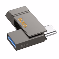 HOCO USB zibatmiņa USB A + USB C + Type C UD14 64GB USB3.2