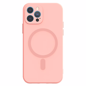 TEL PROTECT MagSilicone viedtālruņa apvalks Iphone 14 Pro Max gaiši rozā