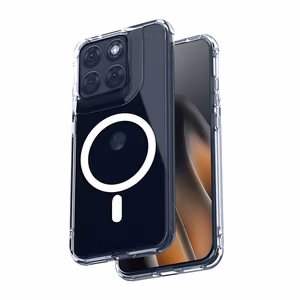 Crong Hybrid Clear Magnetic MagSafe vāciņš ierīcei Motorola Edge 70 Fusion, caurspīdīgs