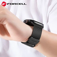 FORCELL F-DESIGN FA11 nerūsējošā tērauda siksniņa APPLE pulkstenim 38 / 40 / 41 mm sudraba