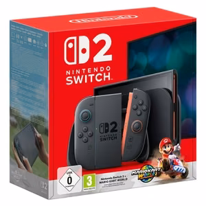Nintendo Switch 2 + Mario Kart World portatīvā spēļu konsole 20.1 cm (7.9") 256 GB Wi-Fi melna