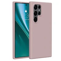 Etteri silikona viedtālruņa apvalks Samsung Galaxy S24 Ultra gaiši rozā
