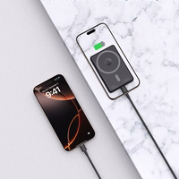 Tech-Protect PB33 LifeMag MagSafe 5000mAh Portatīvais lādētājs (m) - melns