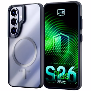 3mk Satin Armor MagCase for Samsung Galaxy S26+ - melns