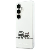Karl Lagerfeld IML Peekaboo Karl&Choupette MagSafe Maciņš for Samsung Galaxy S26 Plus - caurspīdīgs