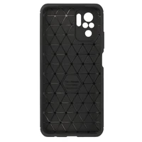 Tel Protect Carbon Elite viedtālruņa apvalks Xiaomi Redmi Note 10/Note 10S/Poco M5S melns