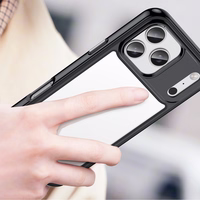 Outer Space viedtālruņa apvalks iPhone 17 Pro Max - melns caurspīdīgs