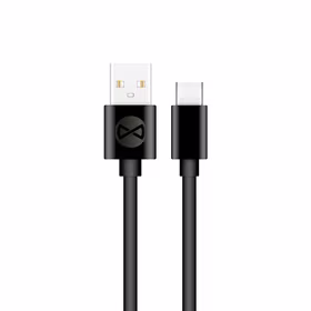 Uz visiem laikiem kabelis USB - USB-C 1,0 m 3A melns