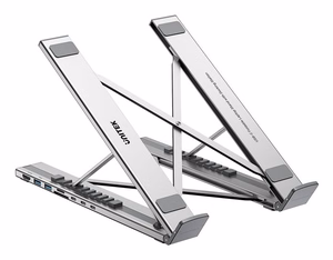 UNITEK ADJUSTABLE LAPTOP STAND + HUB