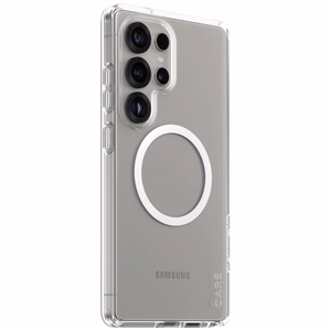 CARE by PanzerGlass Flagship Urban Combat White QI viedtālruņa apvalks Samsung Galaxy S25 Ultra - caurspīdīgs