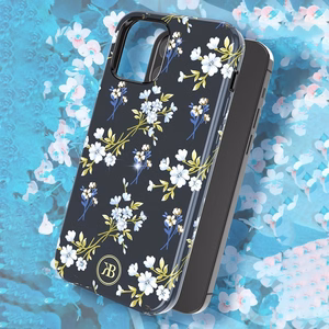 Kingxbar Blossom apvalks dekorēts ar oriģināliem Swarovski kristāliem iPhone 12 mini daudzkrāsains (Gardenija)
